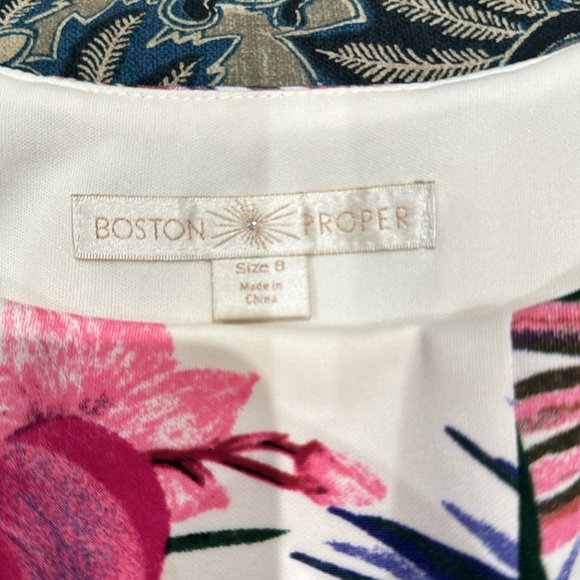 Boston proper fit and flare floral dress size 8 - Picture 4 of 6